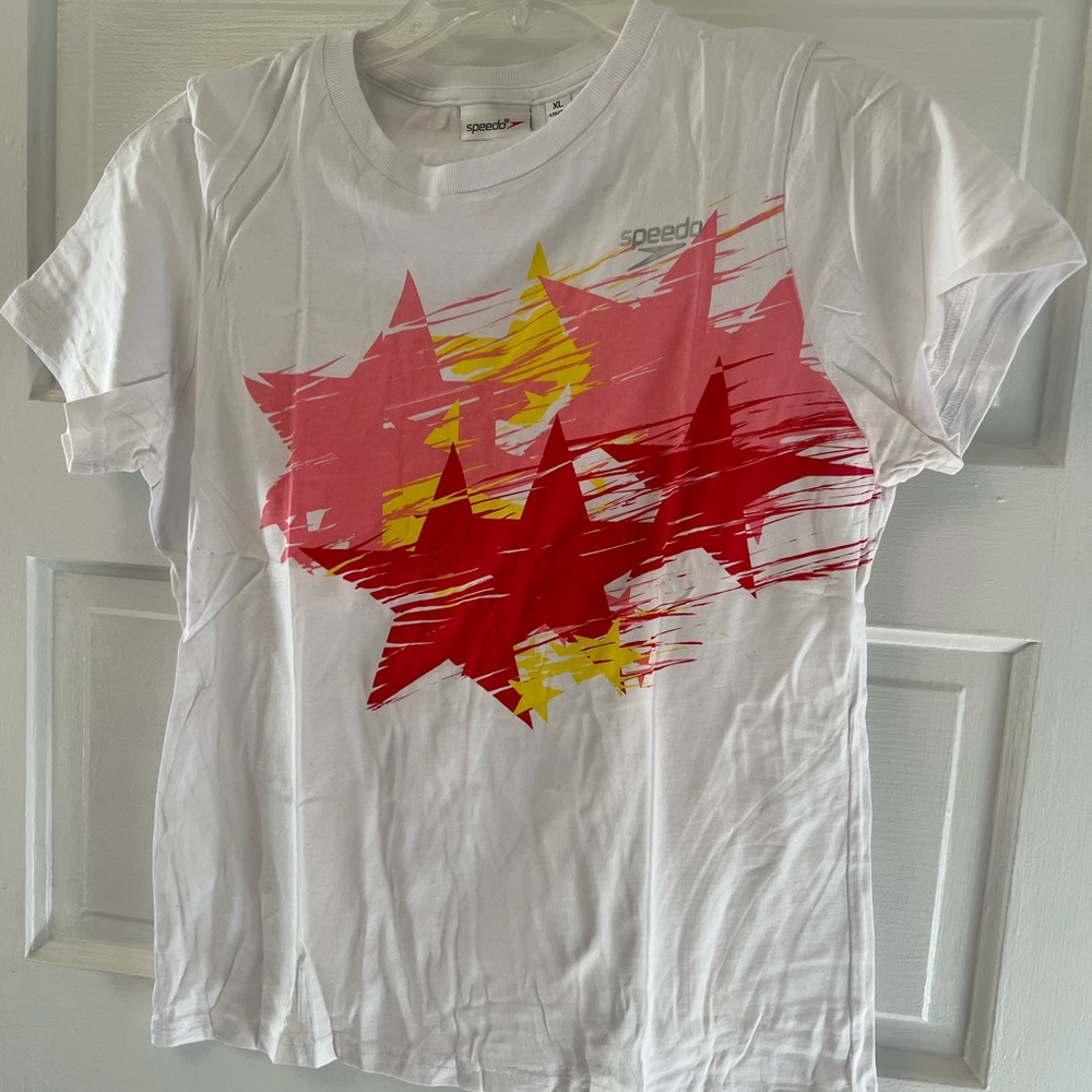 Star Speedo print shirt